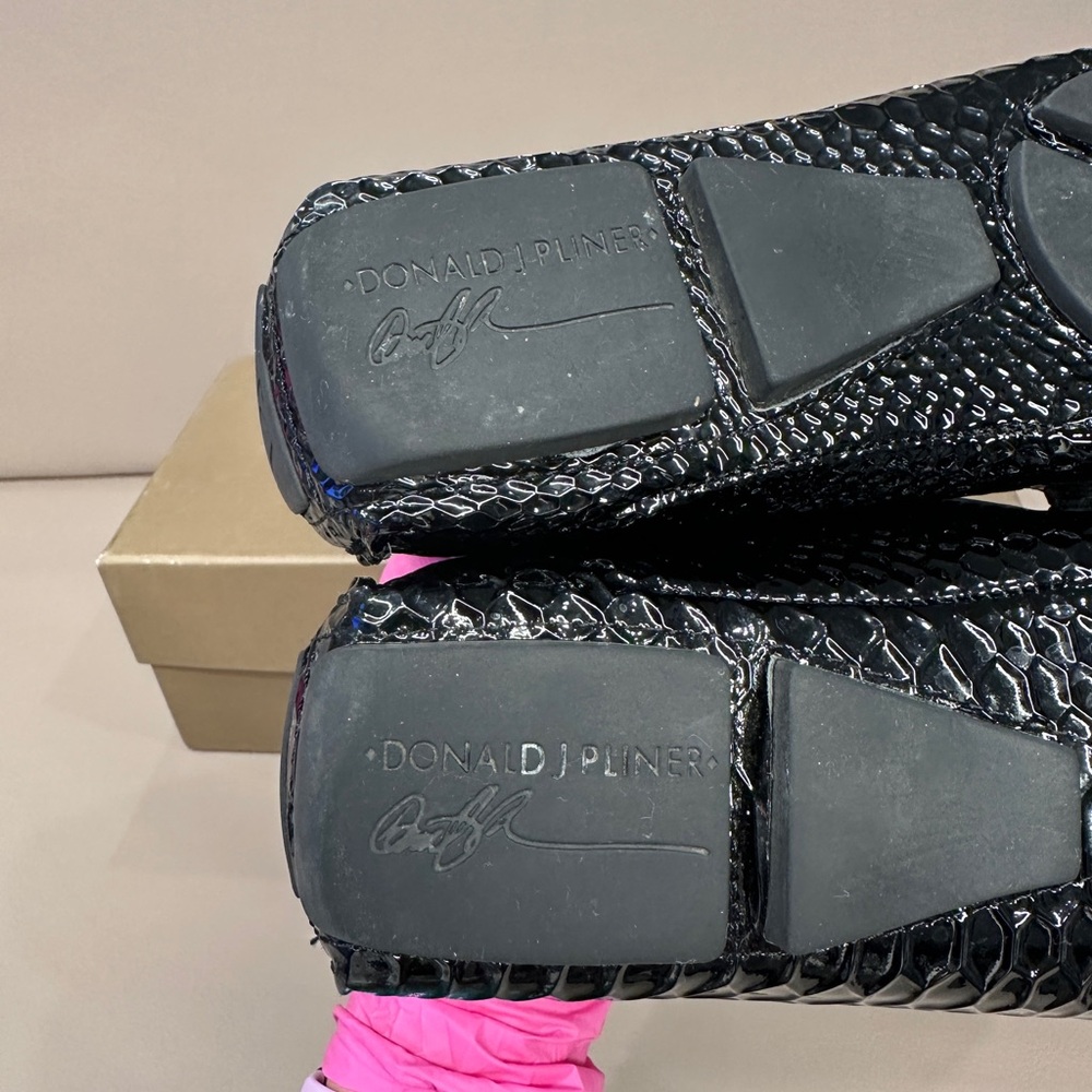 Donald Pliner Python Print Loafers - image 7